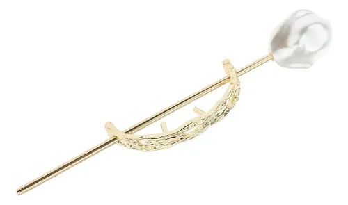 Palillos De Pelo De Metal Dorados, Chinos
