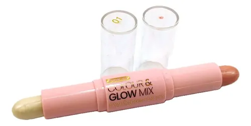 Rubor Blush + Iluminador Highlighter Barra 2 En 1 Pink 21