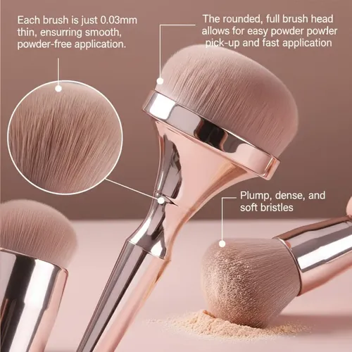 Set Profesional De Brochas Para Polvos De Maquillaje,