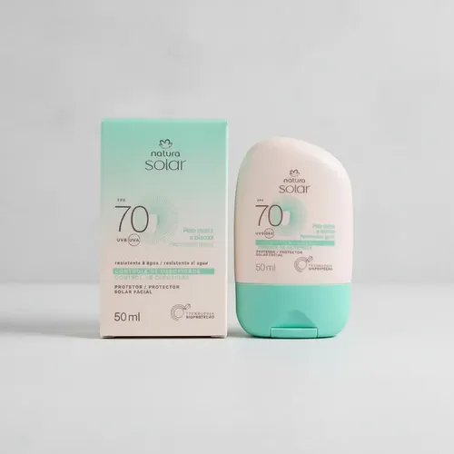 Protector Solar Natura Fps 70 Piel Mixta A Grasa 50 Ml