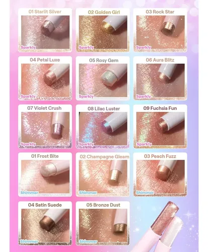 Sheglam Jelly Glitter Sombra 04 Petal Luxe