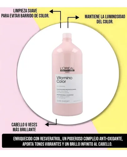 Shampoo L´Oréal Vitamino Color A-ox 1.500ml Serie Expert