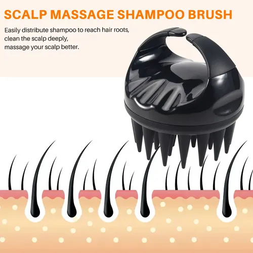 Champú De Silicona Para Cabello Y Cuero Cabelludo, Masaje .