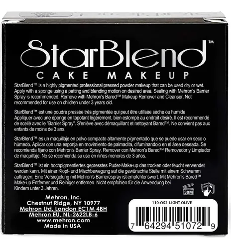 Maquillaje Profesional En Polvo Mehron Starblend 56.7 G