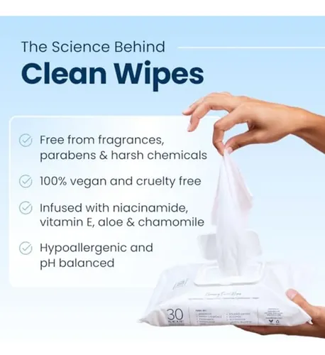 Toallitas Limpiadoras Clean Skin Club, Toallitas Faciales De
