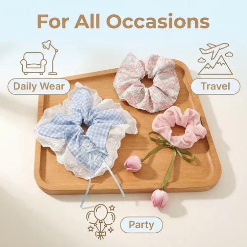 S#h Paquete De 3 Accesorios Elásticos For El Cabello For **-