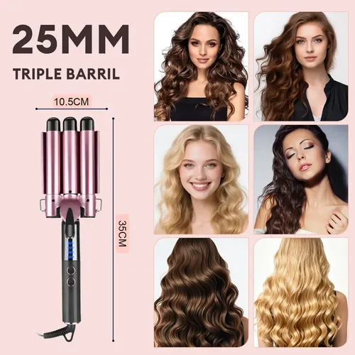 New Style Waflera Cabello Cerámica Rizador De Pelo Ondas