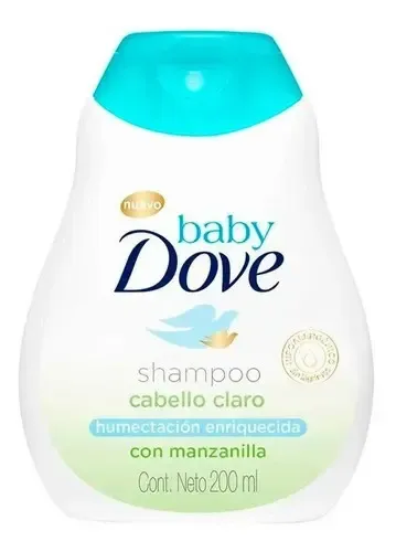 Shampoo Dove Humectación Enriquecida Cabello Claro 200ml