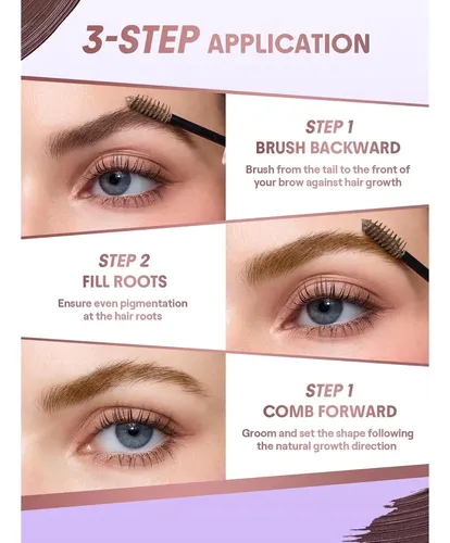 Gel De Cejas Con Color Sheglam Airy Tinted Rosa Ceniza
