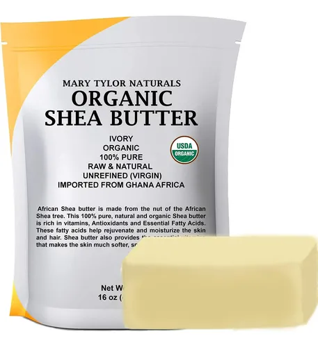Manteca De Karité Mary Tylor Naturals Orgánica 454 G De Marf