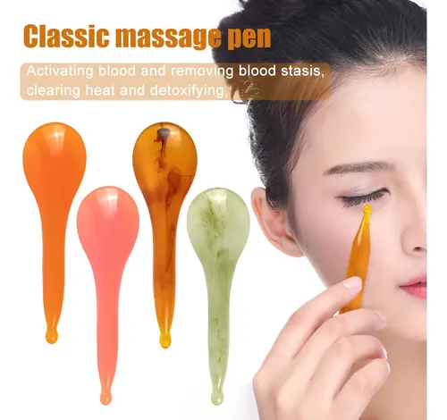 Punto De Masaje Gua Pen Sha Para Acupuntura Facial, 1 Unidad