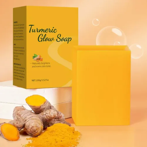 Jabón Facial Y Corporal Limón Cúrcuma 100g Blanqueador