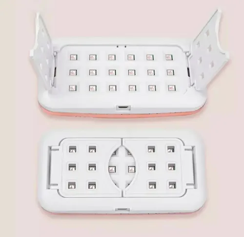 Cabina Portátil De Uña Luz Led Uv Premium Con Cargador Usb