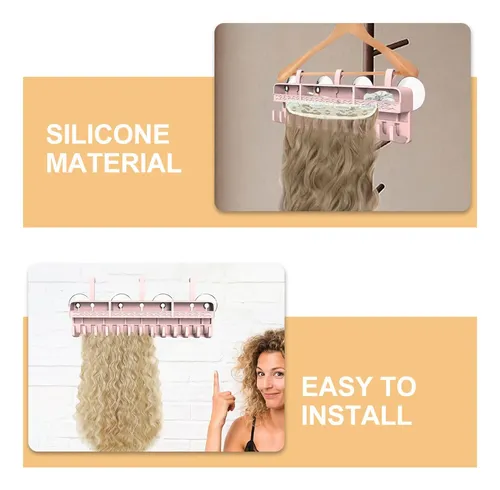Soporte Para Extensiones De Cabello Con Montaje En Pared