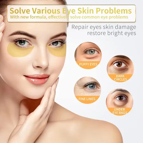 Nazano Parches Para Los Ojos De 24 Quilates Para Debajo Ojos