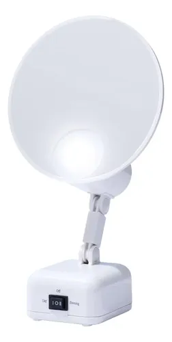 Floxite Fl-615-2 Espejo De Aumento 15x Con Luz,…