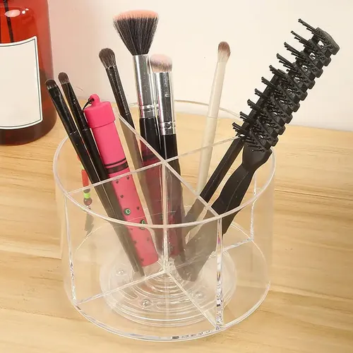 Organizador Multiuso Acrílico Giratorio Porta Cosméticos