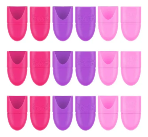 30 Caps De Silicona Para Remover Esmalte De Uñas Boao