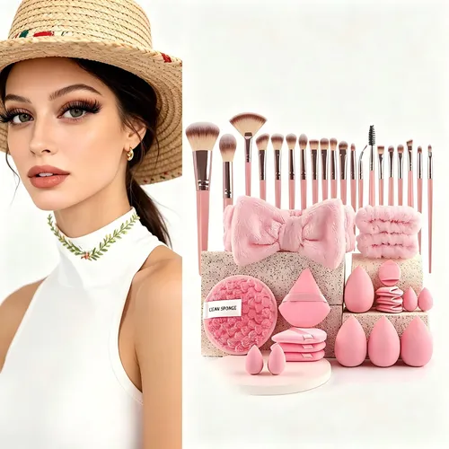 Kit Completo Maquillaje 40piezas Set De Maquillaje Profesion