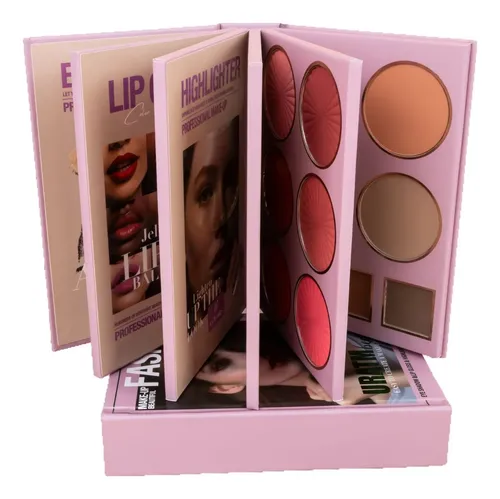 Uratm Paleta Libro 5 Capas Ojos Rubor Contorno Iluminador