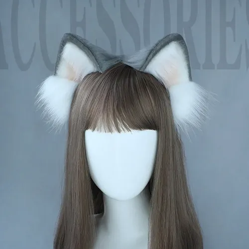 Diadema Con Forma Orejas De Gato, Para Pelo De Animal