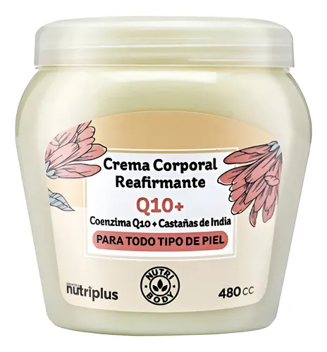 Crema Corporal Refirmante Q10+ Nutriplus Castaña De La India