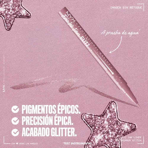 Delineador De Ojos En Fibra Nyx Professional Makeup Epic …