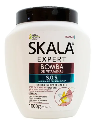 Skala Bomba Vitaminas S.o.s Crecimiento Máscara Vegana X 1kg