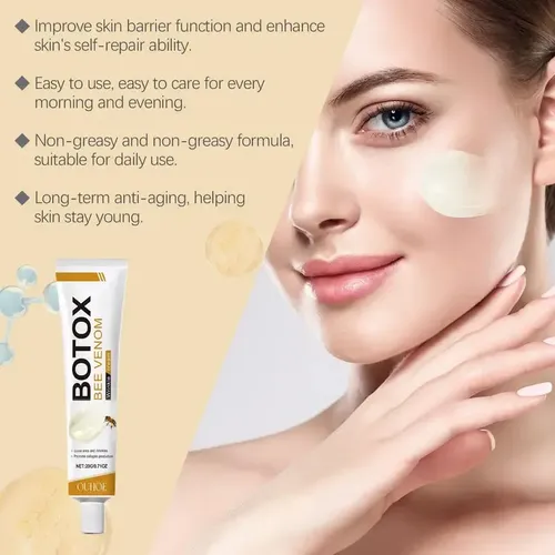 Crema Facial Botox Bee Venom Antiarrugas 20g Todo Tipo De Piel Día/noche