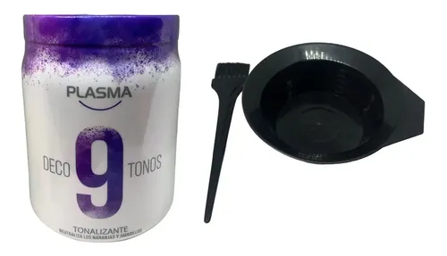 Decolorante Plasma Tonalizador 9 Tonos 500grs Formula Italia Tono Violeta