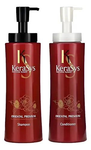 Kerasys Kit Shampoo + Acondicionador Oriental Premium 600 Ml