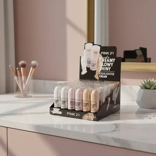 Iluminador En Barra Creamy Glowy Shiny Pink 21