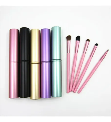 Set De 5 Brochas De Ojos Para Maquillaje