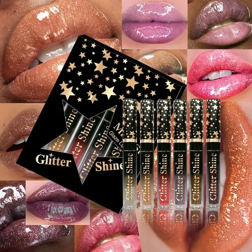 Set De Maquillaje Moderno Glossy Lip Lab