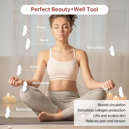Herramientas Faciales Gua Sha Aloyguz De Acero Inoxidable Pa