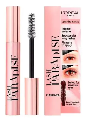 Máscara de pestañas L’Oréal Paris Voluminous Lash Paradise 6.4ml 6g color black 1 unidad