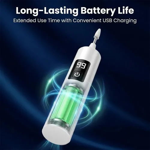 Lima Uñas Eléctrica Inalámbrica 3 Velocidades Recargable 3