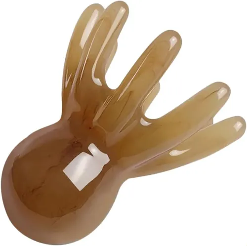 Masajeador De Cabelludo Con Diseño De Pulpo De Resina 1