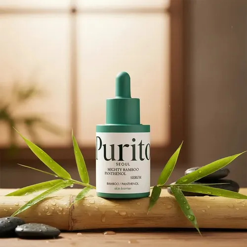 Purito Seoul Mighty Bamboo Panthenol Serum 30ml Todo Tipo De Piel Día/noche