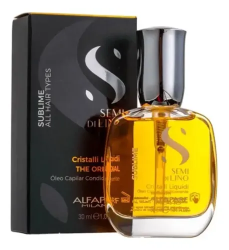 Aceite Alfaparf Cristal líquido 30ml Semi Di Lino