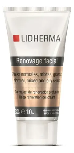 Lidherma Renovador Renovage Facial Pieles Normales Y Grasas