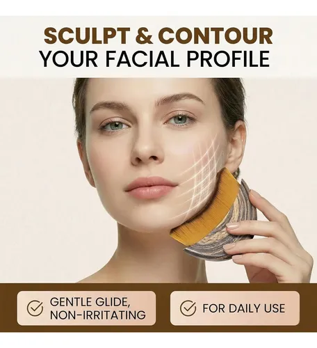 Set Gua Sha Acero Y Cepillos Faciales Para Drenaje