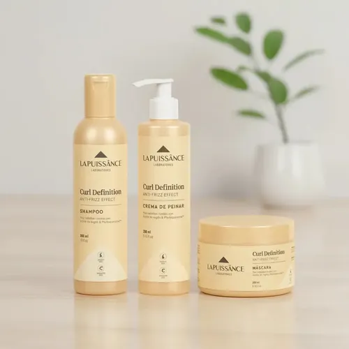 La Puissance Rulos Shampoo + Mascara + Crema De Peinar Rulos