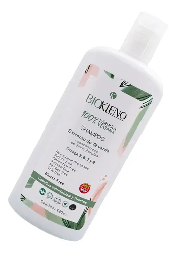 Bio Kleno Formula Vegana Shampoo Te Verde Sin Tacc X 420ml