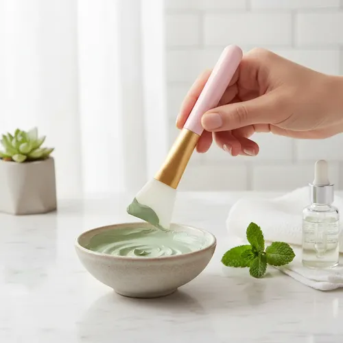 Espátula De Silicona Pequeña Para Colocación De Mascarillas