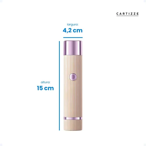 Depiladora Eléctrica Mujer 2 En 1 Lila Body Hair 5v //