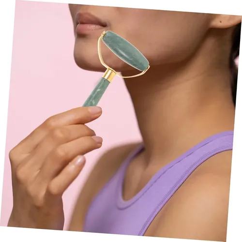 Rodillos De Jade Portátiles Para Masaje Y Cuidado Facial