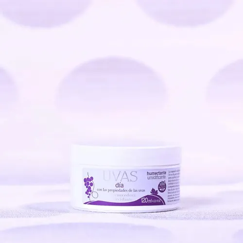 UVAS Crema Humectante Dia 120ml Antioxidante Rejuvenecedora SIN TACC