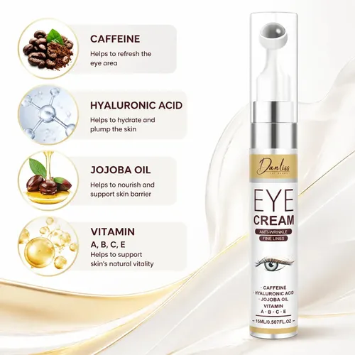 Crema De Ojos Antiarrugas Con Cafeína Y Ácido Hialurónico 15