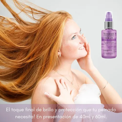 Serum Novalook Cabellos Dañados Protege Repara Con Filtro Uv